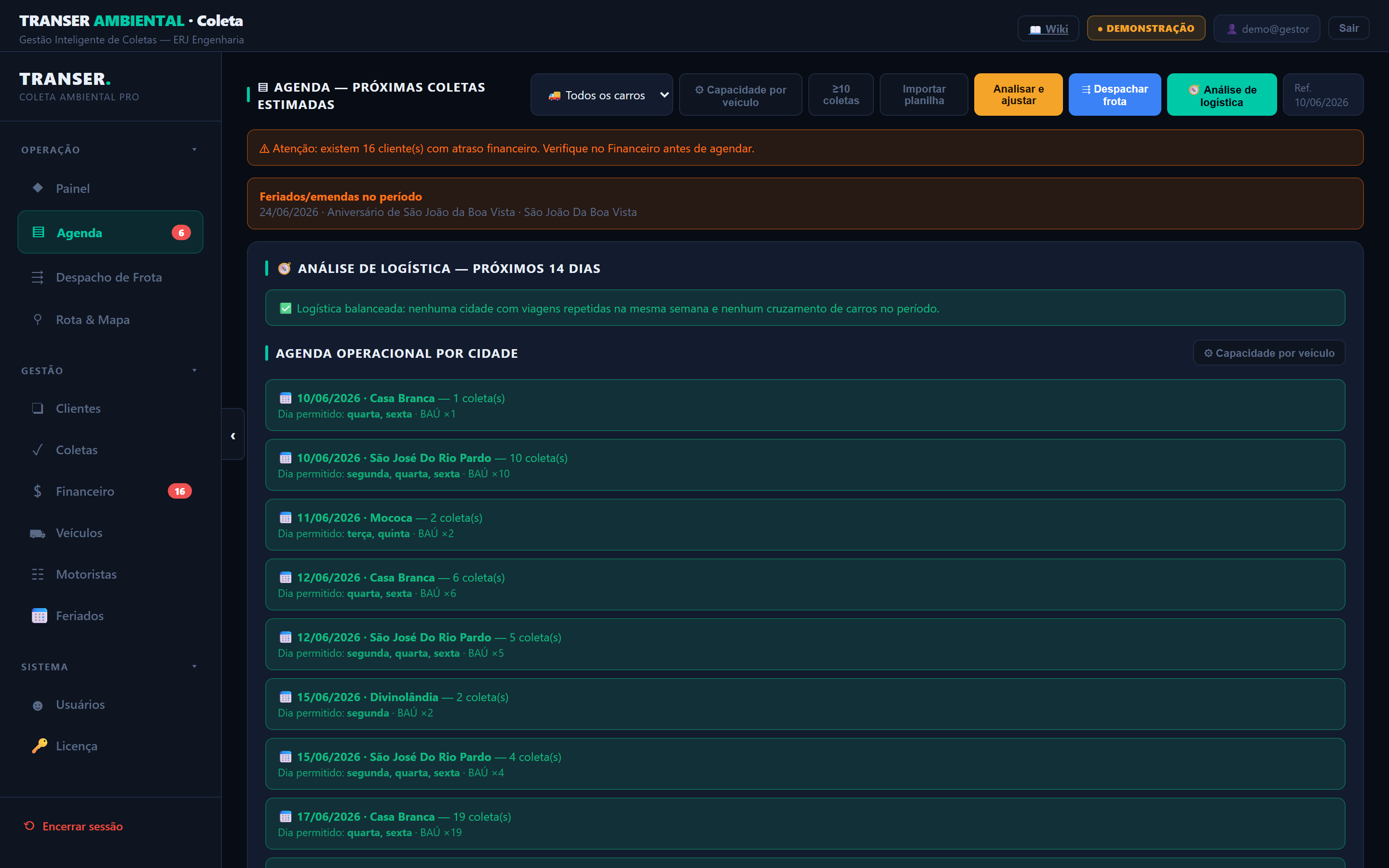 Agenda do COLETIX360